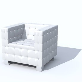 KARE Arm Chair Cube 3D Object | FREE Artlantis Objects Download